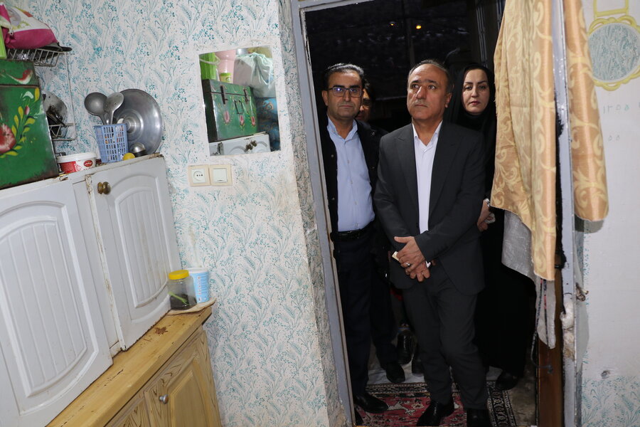 سرکشی مدیرکل بهزیستی استان کهگیلویه و بویراحمد به منزل توانخواه