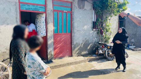 جم| بازدید از منازل مددجویان آسیب‌دیده از بارندگی در شهرستان جم