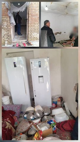 بازدید رئیس اداره بهزیستی ایذه از خانه‌های مددجویان سیل‌زده