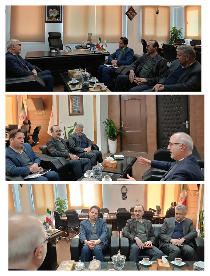 دیدار مدیرکل هواشناسی خراسان جنوبی با مدیرکل بهزیستی استان با محوریت مناسب‌سازی اماکن اداری