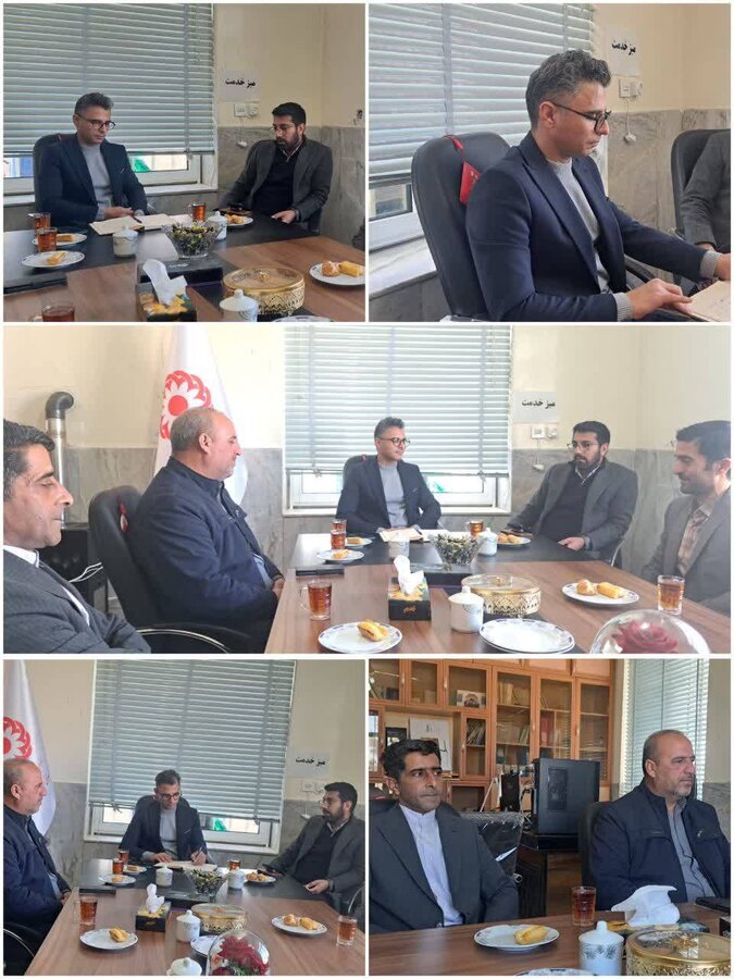 دردیدار بخشدار مرکزی با سرپرست بهزیستی عشق‌آباد برتعامل و هم افزایی تاکید شد