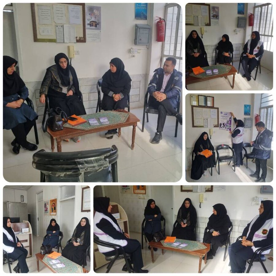 بازدید رابط ارزیابی و عملکرد و رئیس و کارشناسان اورژانس اجتماعی از مرکز مثبت زندگی ۴۰۵۷