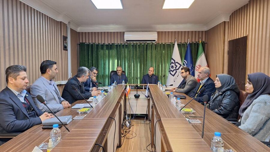 جلسه اداره کل بهزیستی گیلان و بیمه سلامت