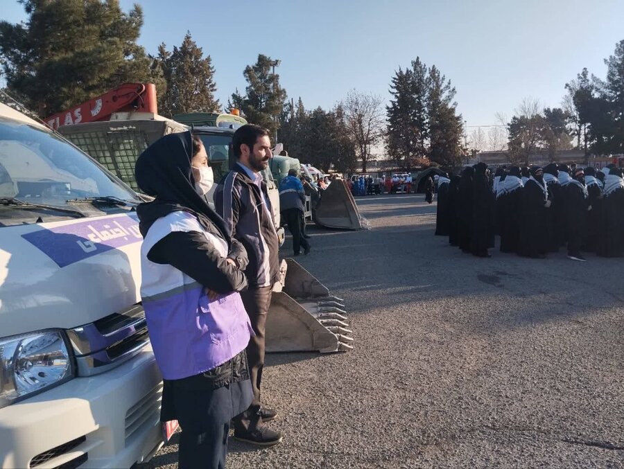 شهریار | حضور کارشناسان اورژانس اجتماعی بهزیستی در رزمایش الی بیت المقدس