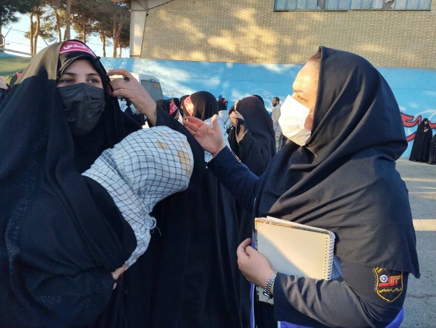 شهریار | حضور کارشناسان اورژانس اجتماعی بهزیستی در رزمایش الی بیت المقدس