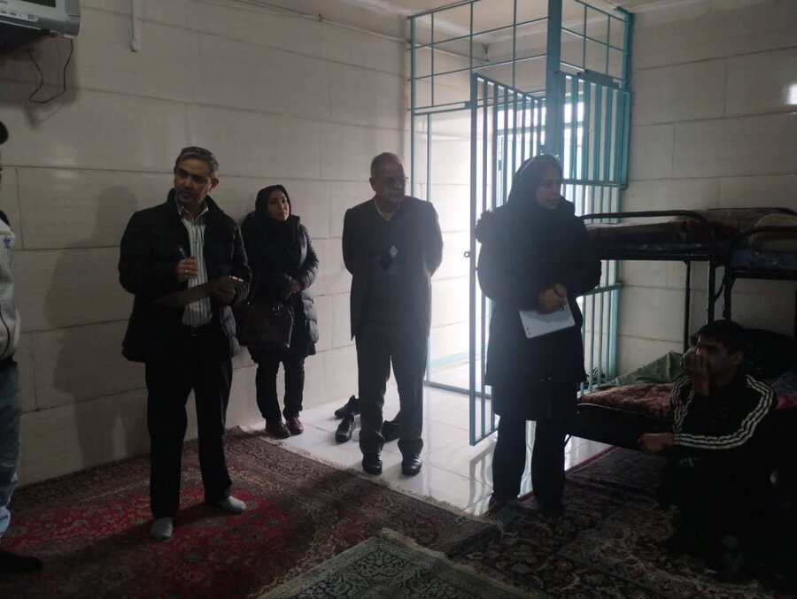 بازدید تخصصی از مرکز درمان اجباری معتادان متجاهر با تأکید بر اجرای دقیق دستورالعمل‌های ماده‌۱۶