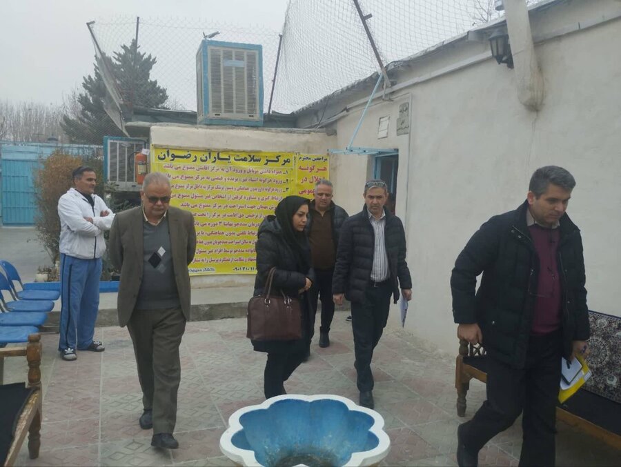 بازدید تخصصی از مرکز درمان اجباری معتادان متجاهر با تأکید بر اجرای دقیق دستورالعمل‌های ماده‌۱۶