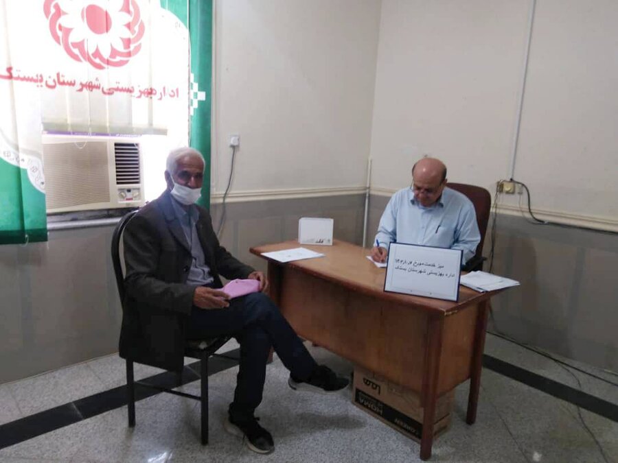 بستک| دیدار مردمی رییس اداره بهزیستی شهرستان بستک