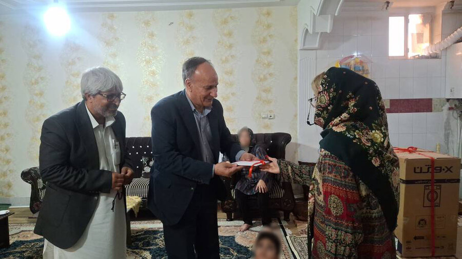 دلجویی مدیرکل بهزیستی سیستان و بلوچستان از مادر توان‌خواه دارای دو فرزند معلول 