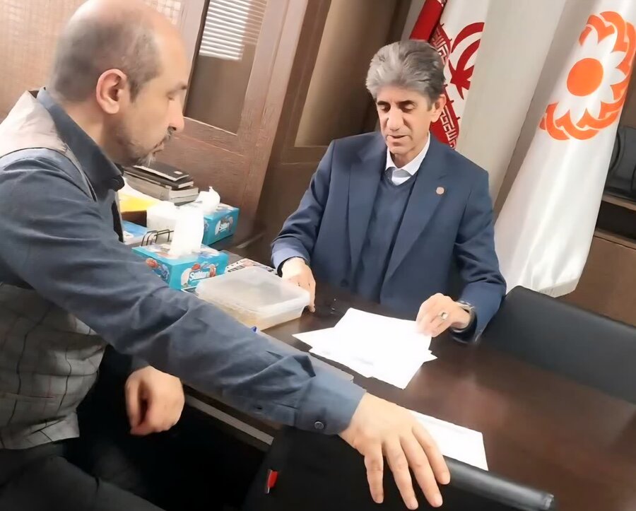 دیداری با هدف رسیدگی به امور مالی و اعتباری بهزیستی کرمانشاه