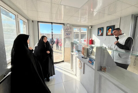 ساوجبلاغ | حضور معاون برنامه‌ریزی و توسعه و مسئول بازرسی فرمانداری شهرستان ساوجبلاغ در محل اداره بهزیستی