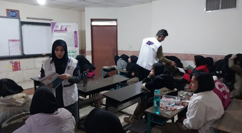 استقرار نیروهای اورژانس اجتماعی در مدرسه شهید رجایی شهرستان نظرآباد