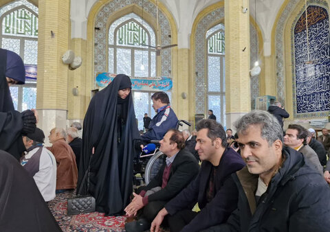 کرج | حضور کارکنان مجموعه بهزیستی شهرستان کرج در مراسم بزرگداشت هفته بصیرت