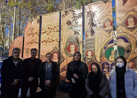 کرج | حضور کارکنان مجموعه بهزیستی شهرستان کرج در مراسم بزرگداشت هفته بصیرت