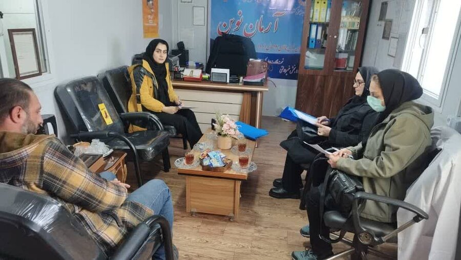 بازدید رئیس اداره پذیرش بهزیستی قزوین از مراکز نگهداری تحت نظارت