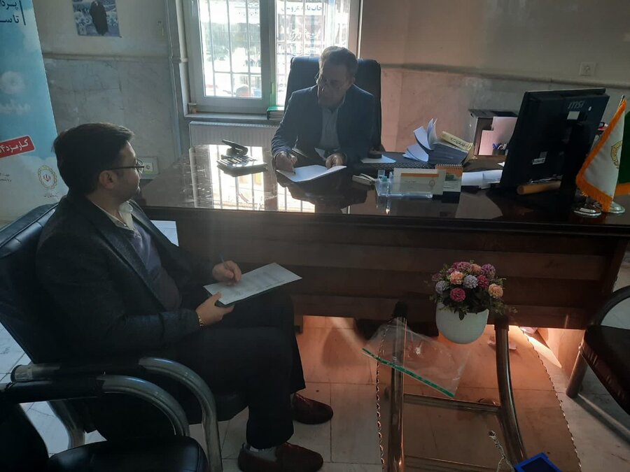 اصلاندوز| جلسه پیگیری رئیس اداره بهزیستی شهرستان اصلاندوز با روسای بانک های عامل دارای تخصیص اعتبارات تسهیلات اشتغالزایی