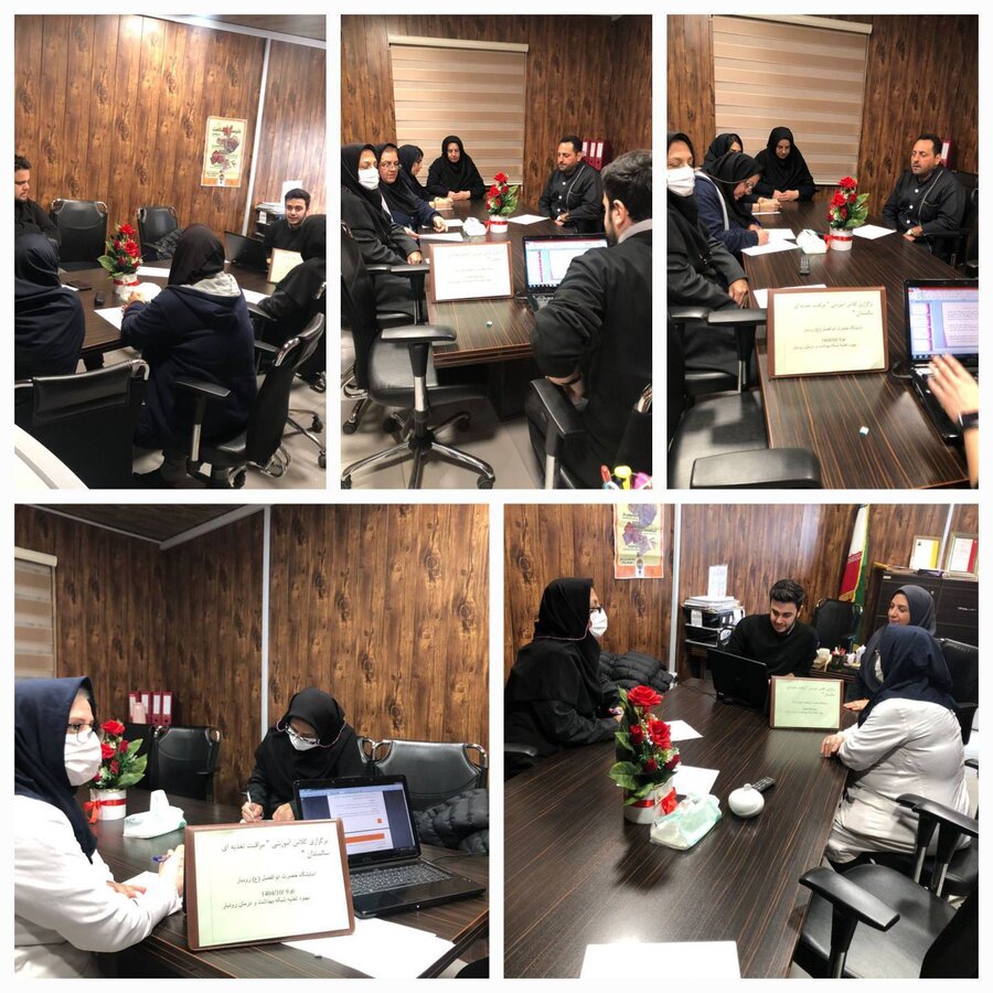 رودبار | برگزاری کارگاه آموزشی تغذیه سالم در خانه سالمندان حضرت ابوالفضل (ع) تکلیم شهرستان رودبار