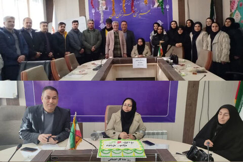 برگزاری مراسم گرامیداشت میلاد حضرت علی(ع)، امام جواد(ع) و روز پدر در بهزیستی رزن