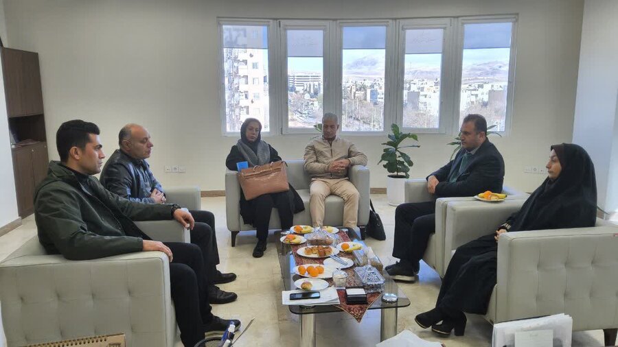 بازدید دفتر تربیت‌بدنی بهزیستی کشور از استان قزوین 