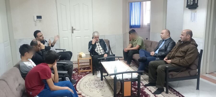 بازدید مسئولان بهزیستی قزوین از مرکز نگهداری نوجوانان بی‌سرپرست