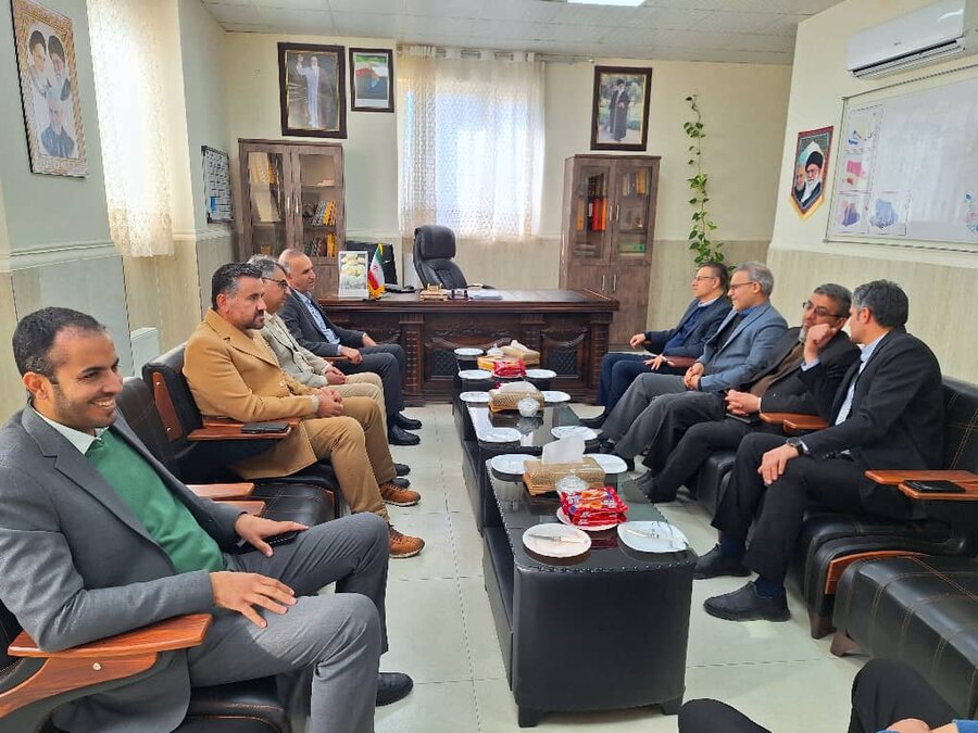 دیدار سرپرست بهزیستی فارس با فرماندار شهرستان خرامه