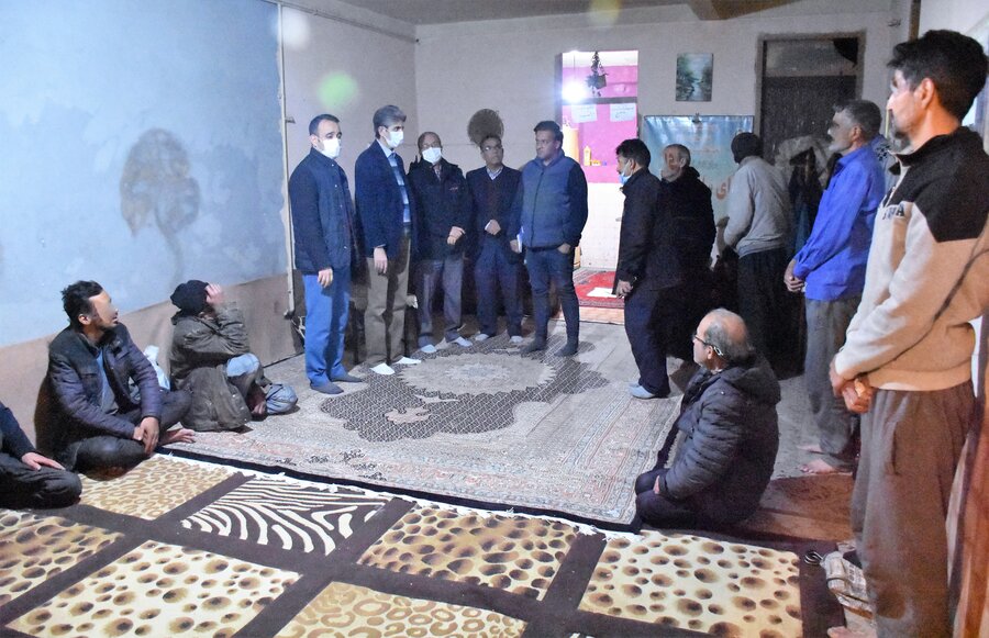 بازدید از پناهگاه‌های شبانه