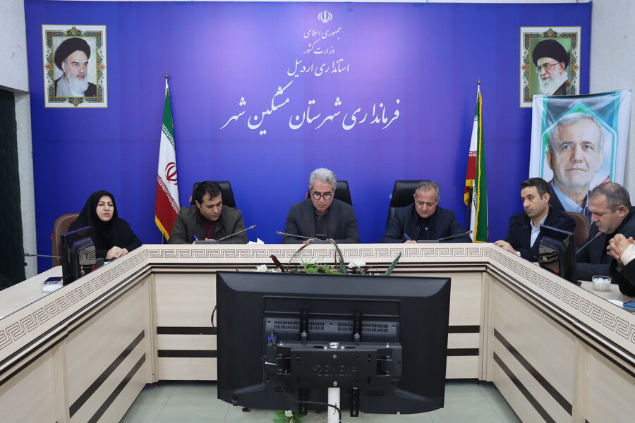 حضور مدیر کل بهزیستی استان اردبیل در شورای مسکن شهرستان مشگین شهر