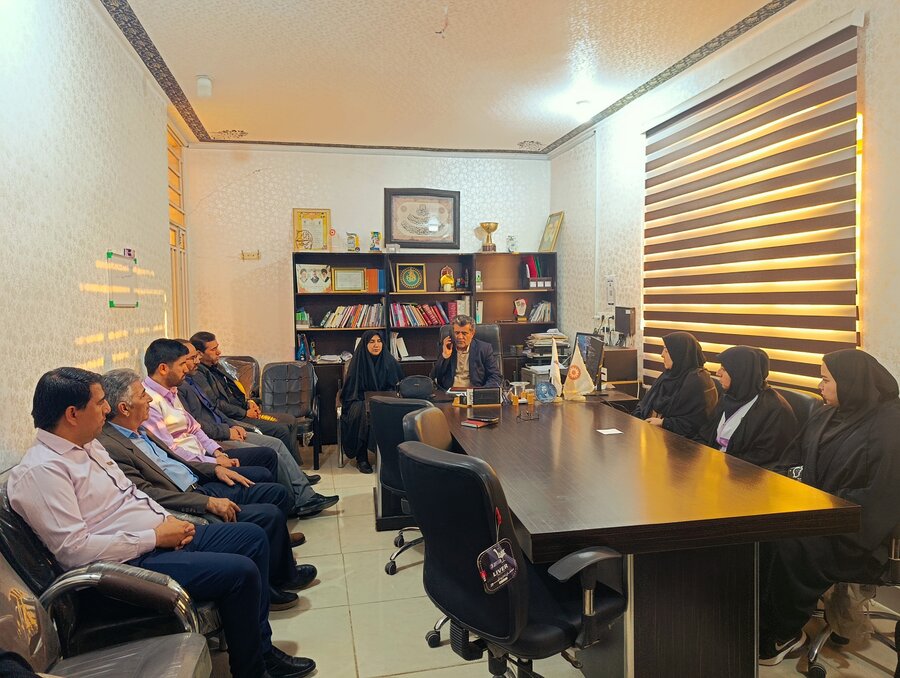 برگزاری جلسه شورای اداری بهزیستی دشت آزادگان با حضور مدیرکل بهزیستی خوزستان