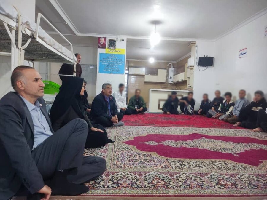 بازدید سرزده سرپرست بهزیستی فارس از مرکز ترک اعتیاد ناجی ممسنی
