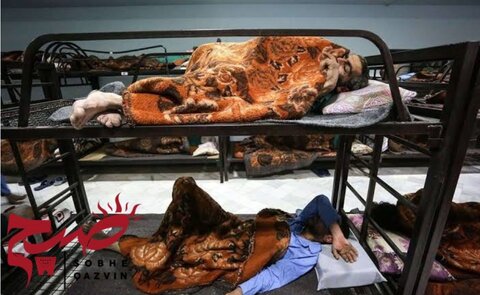 پذیرش بی‌وقفه گرمخانه‌های قزوین در سرمای زمستان