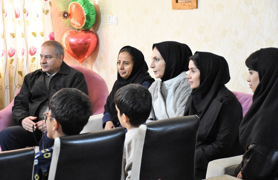 بازدید از مراکز در روز پدر