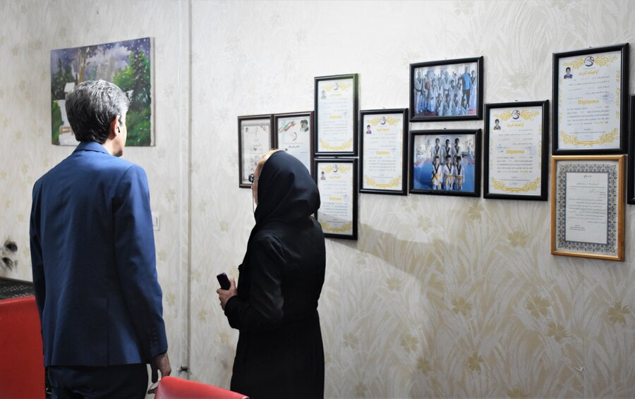 بازدید از مراکز در روز پدر