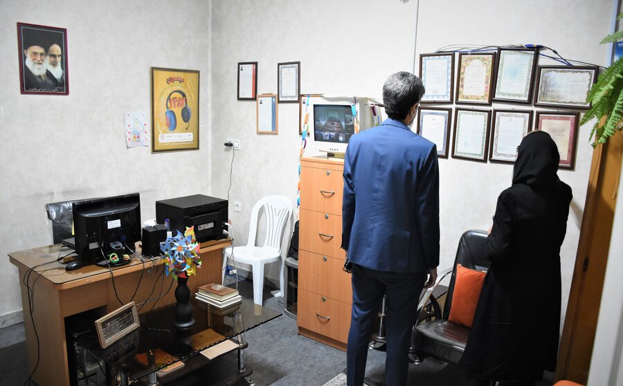 بازدید از مراکز در روز پدر