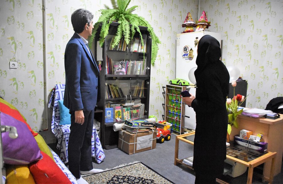 بازدید از مراکز در روز پدر