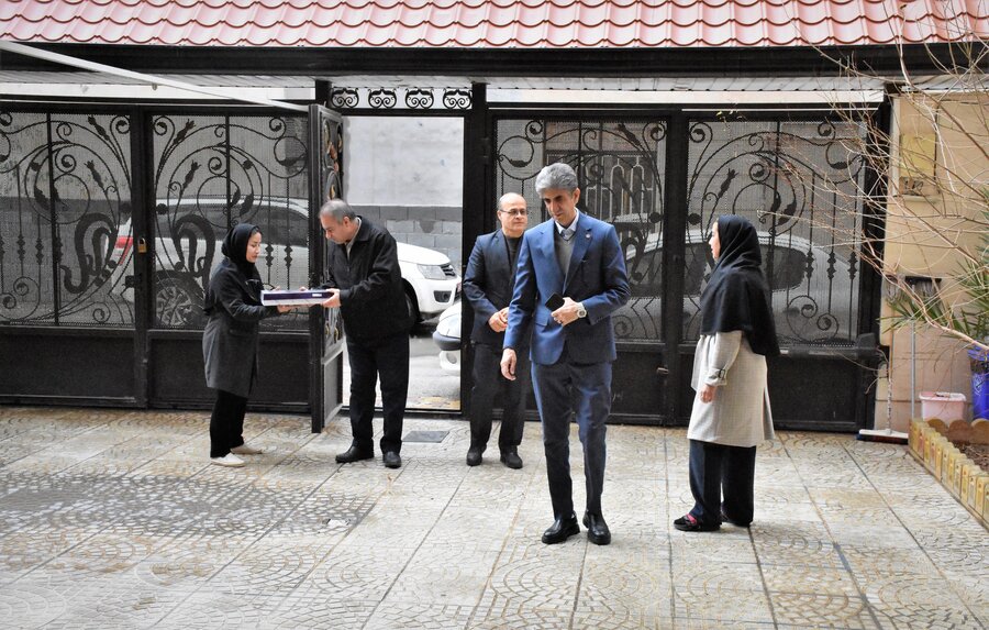 بازدید از مراکز در روز پدر