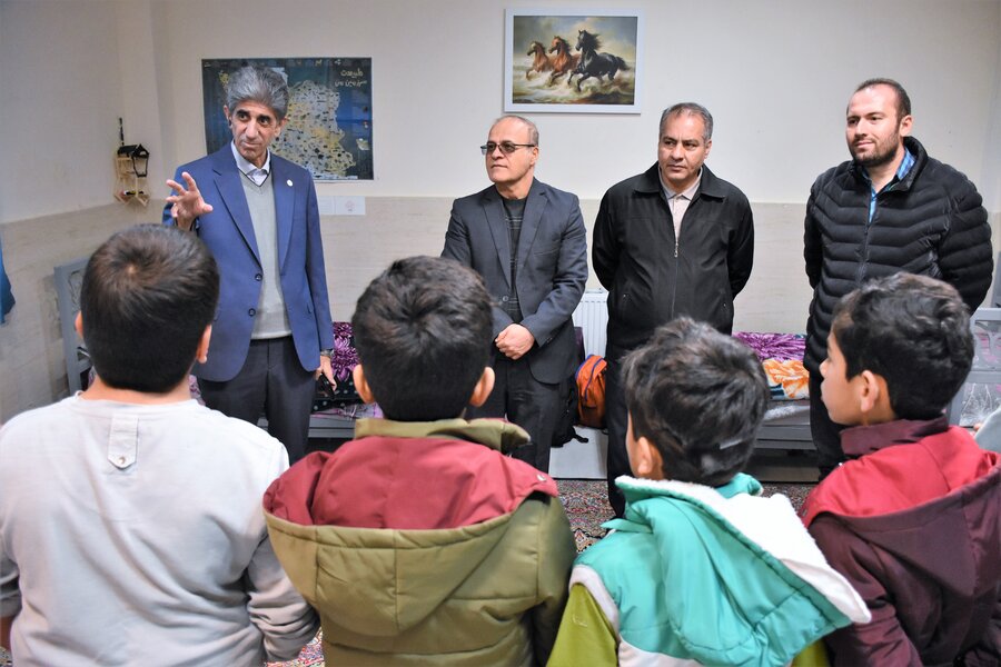 بازدید از مراکز در روز پدر