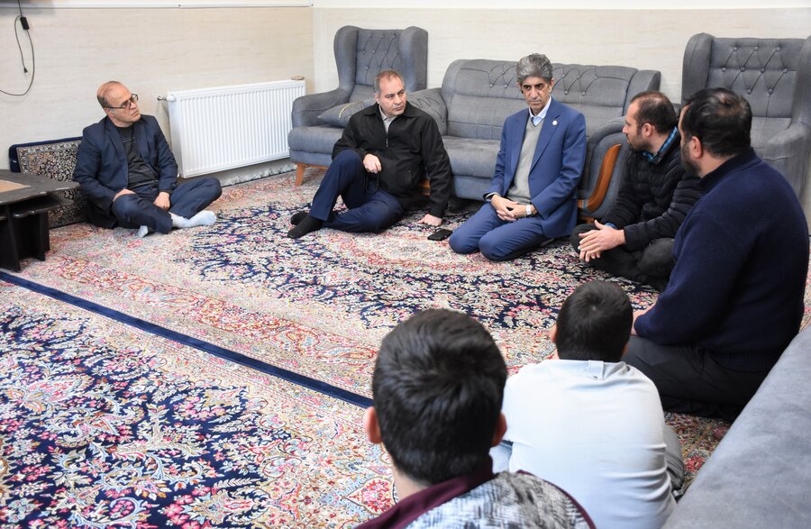 بازدید از مراکز در روز پدر