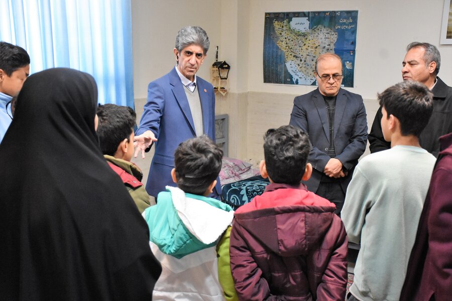 بازدید از مراکز در روز پدر