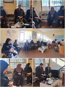 دیدار سرپرست اداره بهزیستی شهرستان عشق‌آباد با مسئول و همکاران مرکز مثبت زندگی ۴۲۱۸