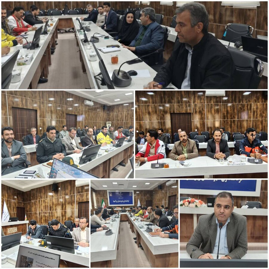 سومین جلسه ستاد پیگیری و هماهنگی مناسب‌سازی شهرستان زیرکوه برگزار شد