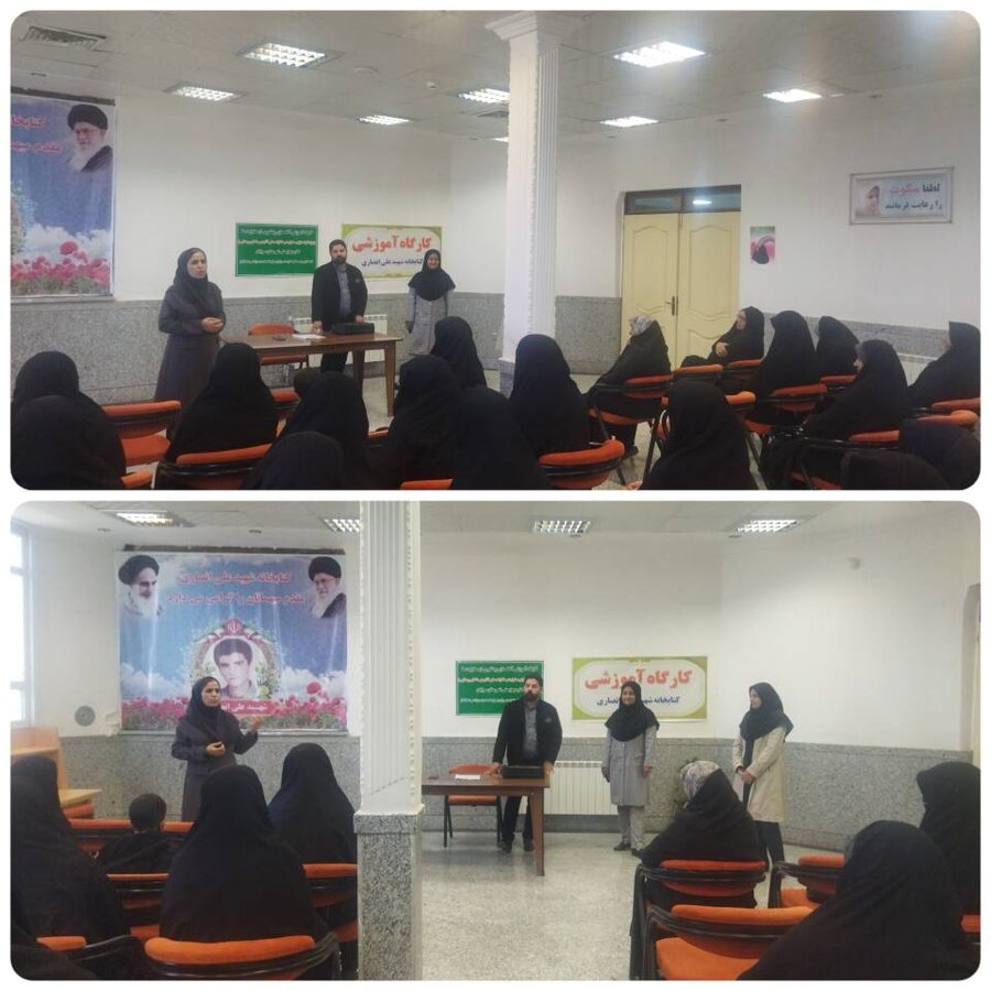 بازدید کارشناس ستادی از طرح آگاه سازی پیشگیری از معلولیت ها اداره بهزیستی شهرستان سرایان