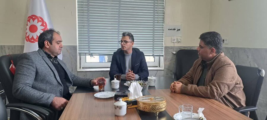 دیدار رئیس بهزیستی بشرویه با سرپرست بهزیستی عشق‌آباد