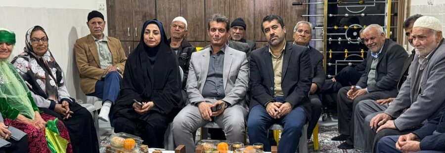 گرامیداشت باشکوه میلاد امام علی (ع) و روز پدر در مرکز سالمندان کهن تنگستان با حضور مسئولان