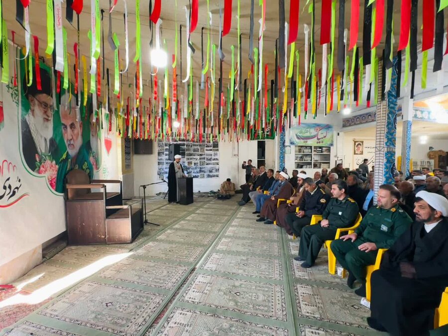  فسا|برگزاری ششمین سالگردسردار شهید حاج قاسم سلیمانی با حضور مسئولین بخش ششده و قره بلاغ