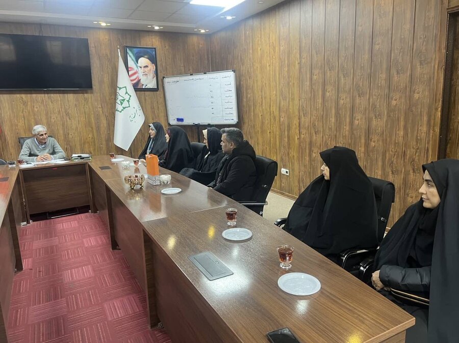 پاکدشت | دیدار رئیس اداره بهزیستی با شهردار جدید شریف‌آباد