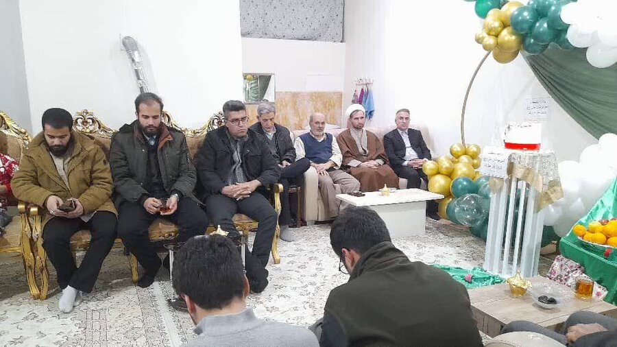 جشن ولادت امام علی (ع) در موسسه خیریه نور امید بهزیستی شاهین دژ