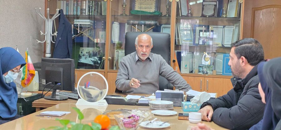 بازدید سرزده مدیر حراست استان تهران از مرکز نگهداری معلولین و سالمندان شهرستان قدس