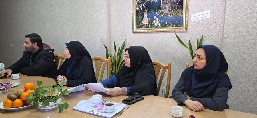 بازدید سرزده مدیر حراست استان تهران از مرکز نگهداری معلولین و سالمندان شهرستان قدس