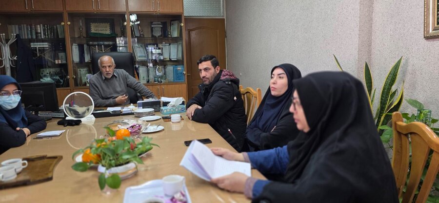 بازدید سرزده مدیر حراست استان تهران از مرکز نگهداری معلولین و سالمندان شهرستان قدس