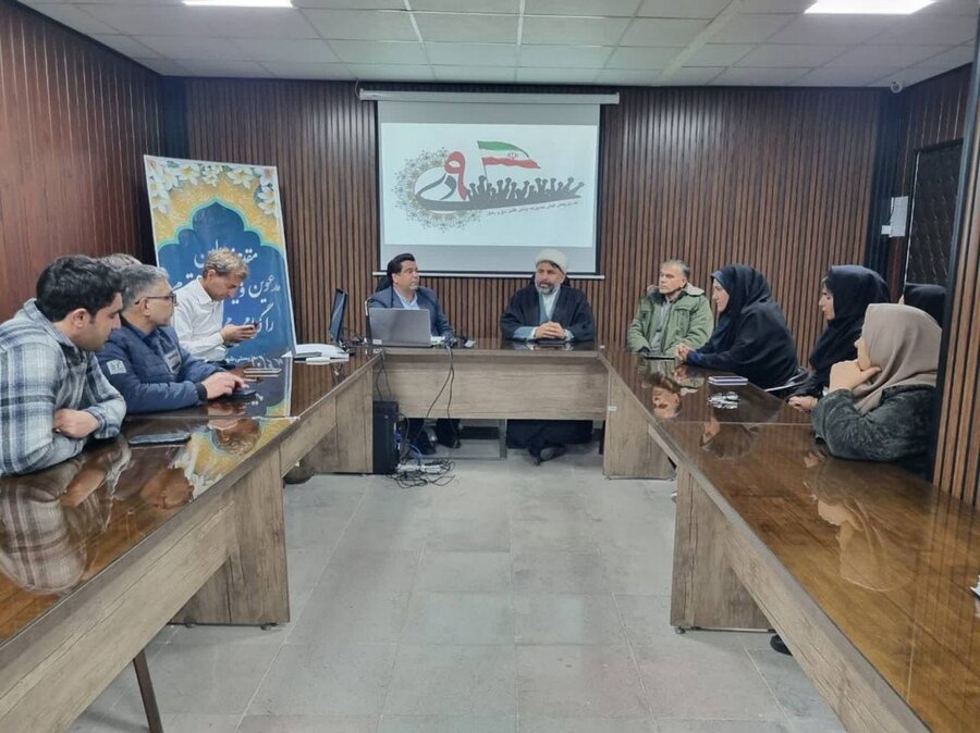 ملارد | برگزاری مراسم گرامیداشت یوم‌الله ۹ دی در اداره بهزیستی